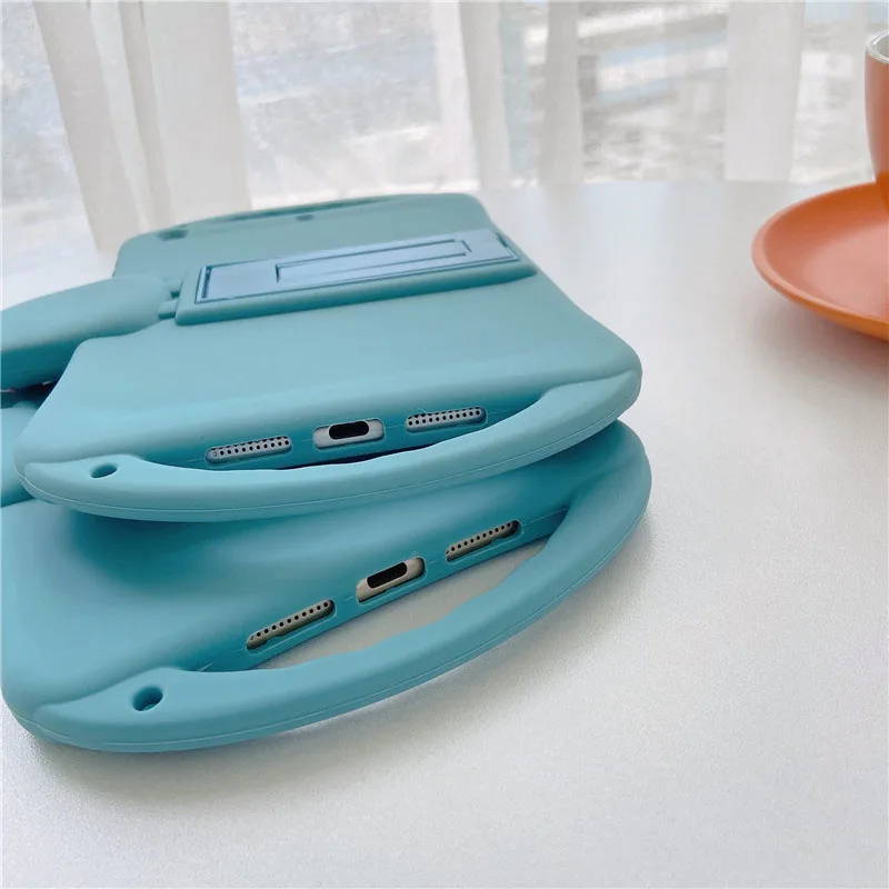 

Cover For matepad 10.4 V6 T10S pro 10.8 M5 T5 Cute cartoon Case For M3 lite T3 10 Silicon PC Stand handle Funda+strap