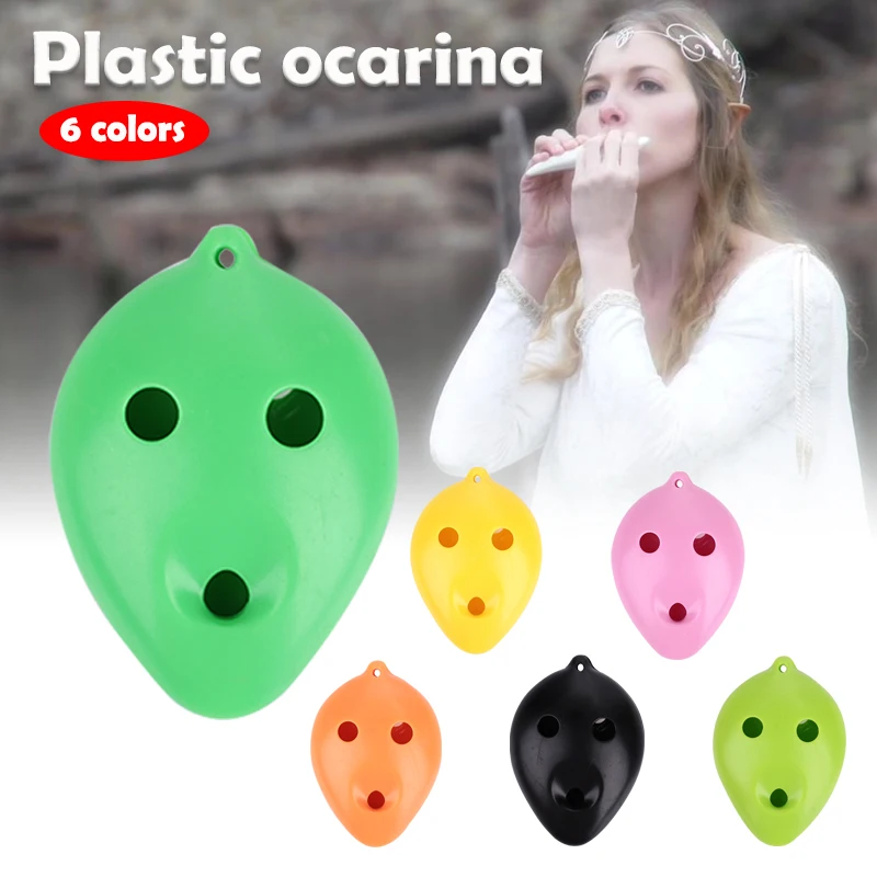 Керамическая пластиковая фарфоровая флейта ocarina C Tune практичная