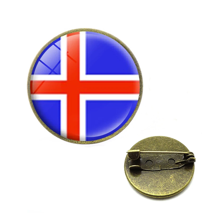 Hot National Flag Brooches Finland Sweden Norway Iceland Denmark Ukraine Russia Belarus Estonia Lativia Brooch Pins Jewelry | Украшения и