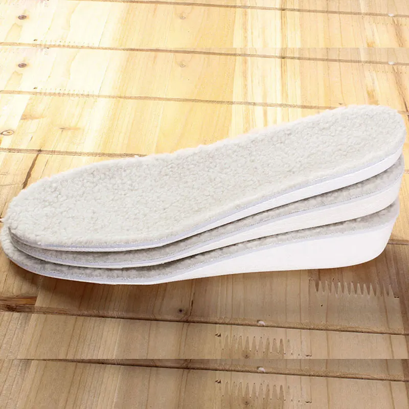 Зимняя невидимая увеличивающая рост стелька для женщин и мужчин плотная