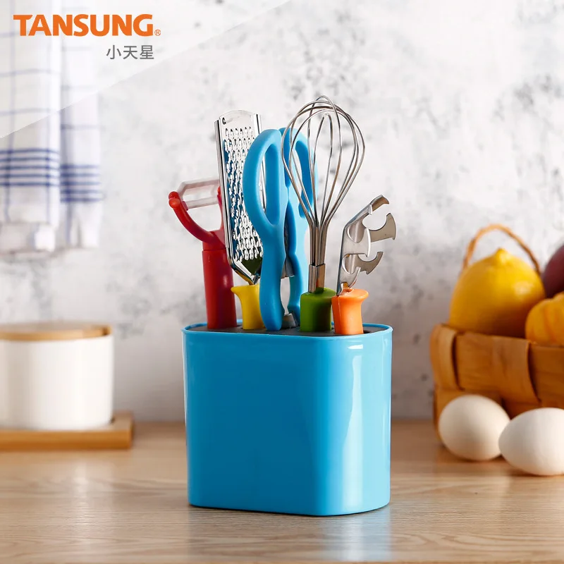 

Kitchen Miscellaneous Supplies 6-piece Set Set Dish Clamp Egg Beater Melon Planer Grater Scissors Gift Set Knife