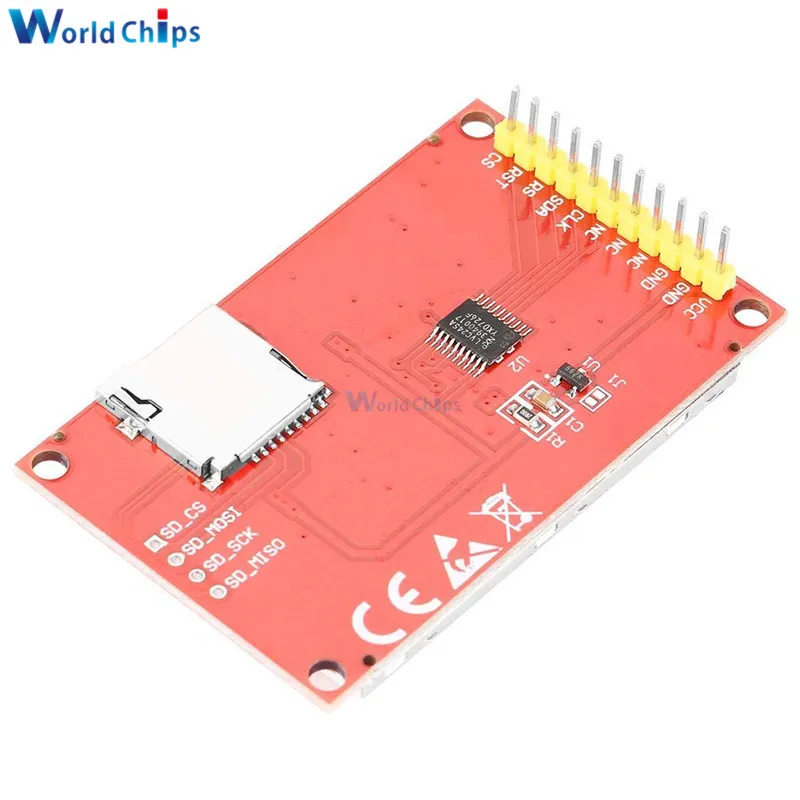 2,0 дюймов 176*220 ILI9225 TFT ЖК-дисплей модуль последовательный порт SPI интерфейсный модуль Минимальное заполнение 3,3 V 5V 4 IO