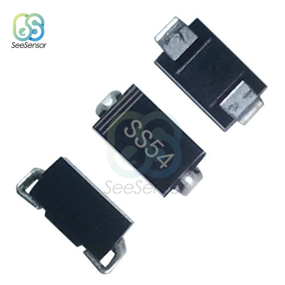 10Pcs/lot SMA SMD Schottky Diode SS54 DO-214AA | Инструменты