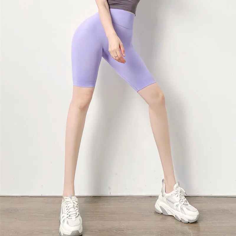 

2021 New Womens Yoga Pants High Waist Capris Tight Pants Sports Shorts Fitness Peach Hip Shapewear Fall Hot Sale