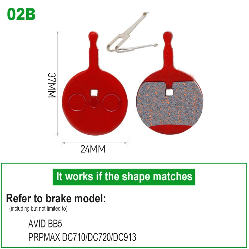 Велосипедные дисковые тормозные колодки полуметаллическая гидравлическая