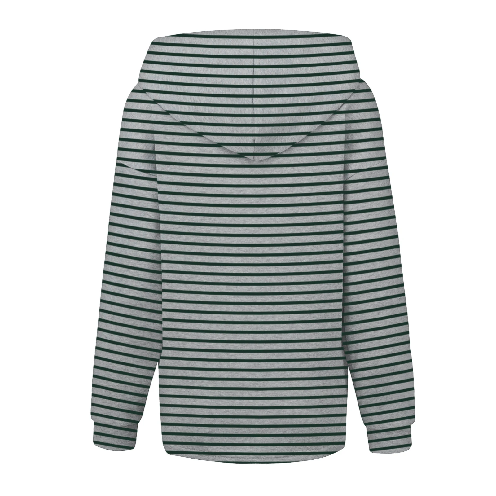 

Women Long Sleeve 3D Cats Stripes Print Hoodie Sweatshirt Autumn Winter Blouse