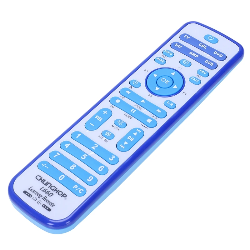 Универсальный обучающий пульт дистанционного управления CHUNGHOP для TV/SAT/DVD/CBL/DVB T/AUX