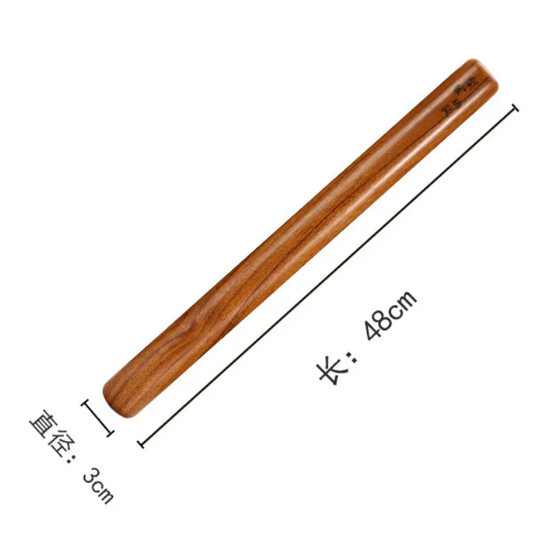 

Деревянная Скалка длиной 48 см, аксессуары для готовки и выпечки, ролик для теста, инструменты для выпечки, кухонные инструменты DA60GMZ
