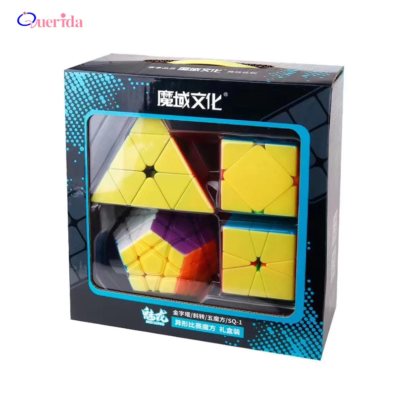 4 шт./лот скоростной магический куб комбинация черный Профессиональный 2 3 5