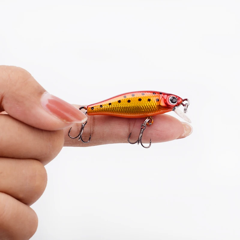 

Wobblers Jerkbait 4.8cm 3g Hard Mini Bait Small Minnow Crank Fishing lures Bass Fresh Salt Water Tackle Sinking Lure