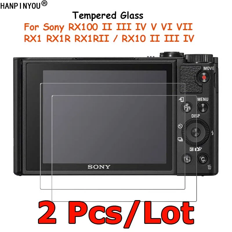 Защитное стекло для Sony DSC-RX100 V VI VII RX10 RX1R II III IV RX1 RX1RII M2 M3 M4, 2 шт.