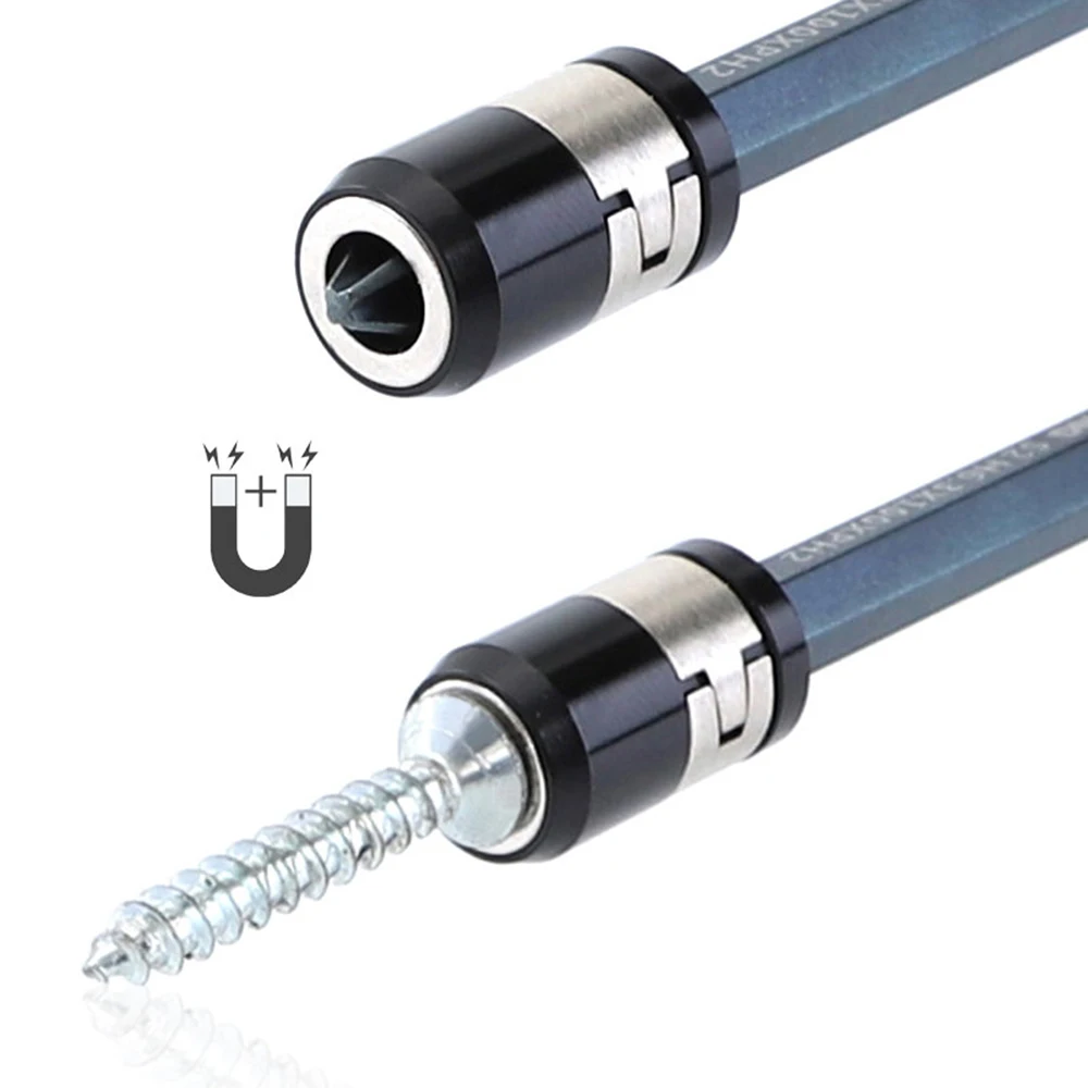 

2/5 Pcs Universal Removable Magnetizer Ring Magnetic Steel Screwdriver Bits New