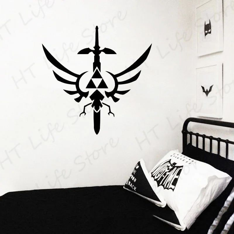 

Abstract Cartoon Home Decor Wall Sticker Sword Pattern Movie Wall Stickers For Kids Rooms Art Mural Design W602