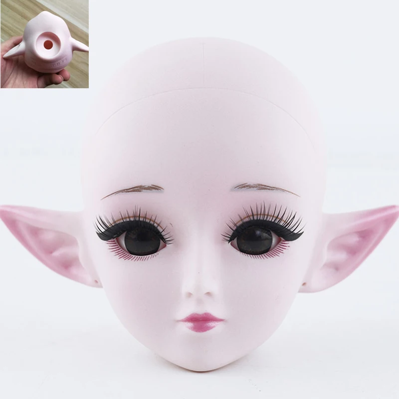 60cm Black Eyes 36/42/60 см мяч шарнирные куклы 1/3 BJD голая кукла тела эльф макияж Bjd кукла аксессуары синий/синяки под глазами детские игрушки «сделай сам» для девочек - Цвет: 60cm Black Eyes