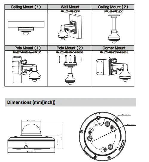 

Dahua 4MP 4x Starlight IR PTZ Camera AI Network Camera Support Face Detection People Counting SD1A404XB-GNR