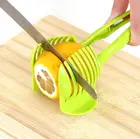Пластиковые Зеленые ручные слайсеры, 1 шт., слайсер для томатов, искусственные фрукты, помощник в приготовлении