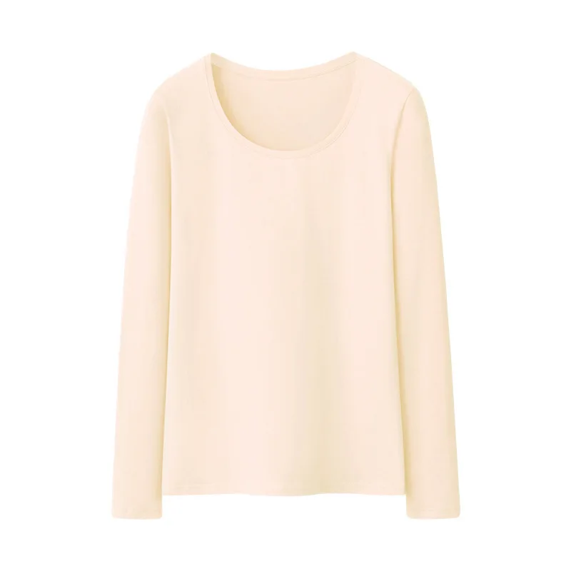 

New Modal Thin Ladies Thermal Underwear Suit Big Round Neck Autumn Clothes Long Trousers Female Student Body Bottoming Shirt