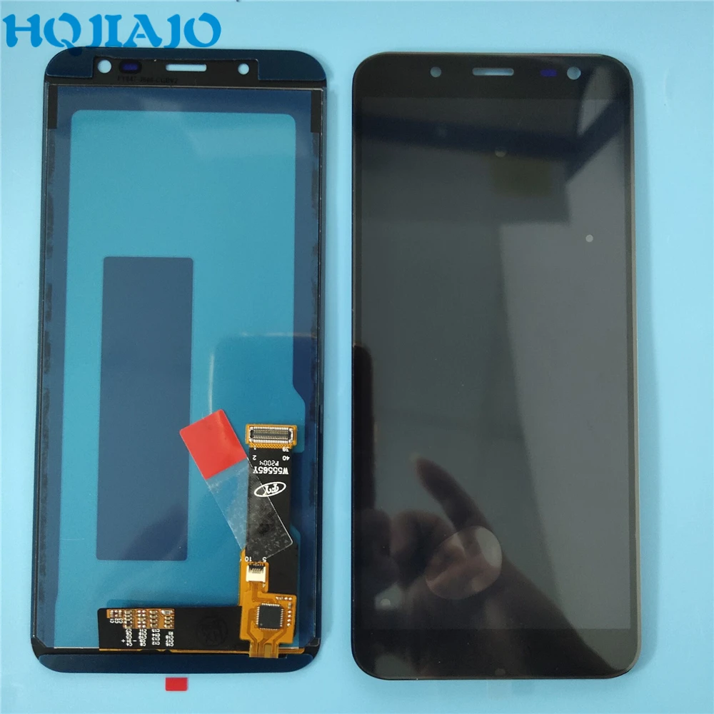 

ЖК-дисплеи для Samsung J600 J6 2018, Регулируемый ЖК-дисплей, сенсорный экран, дигитайзер в сборе для Samsung Galaxy J6 J600F Iron