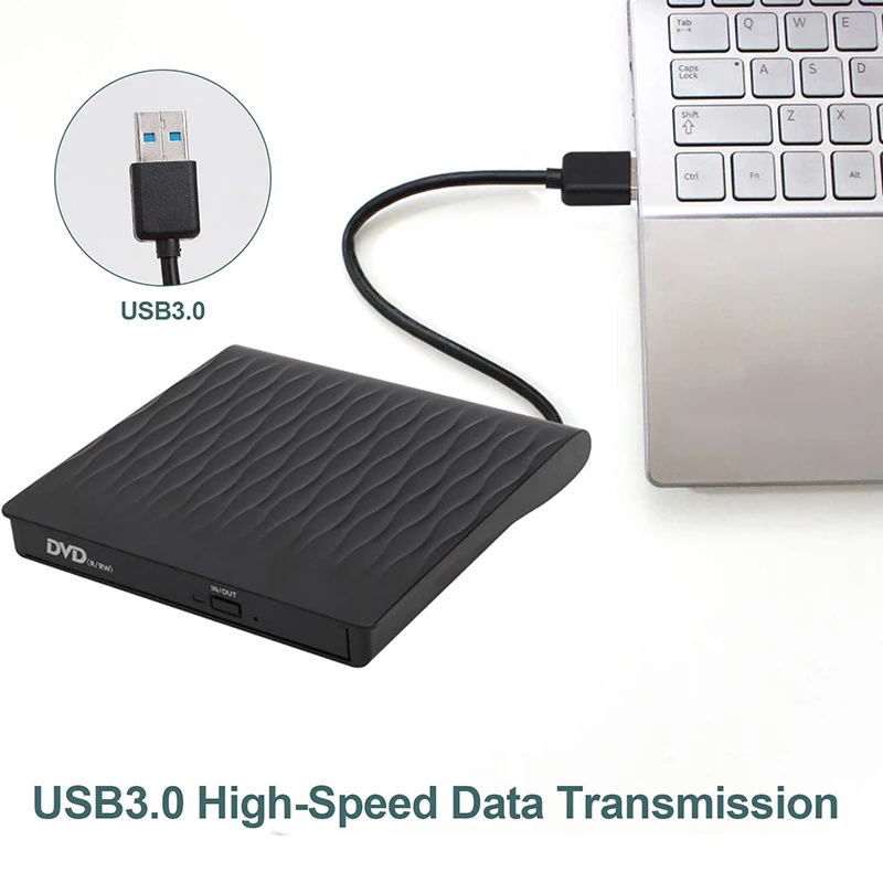 Внешний DVD-привод 2021 дюйма USB 3 0 CD/DVD +/-RW привод/DVD-плеер для ноутбука CD ROM горелка