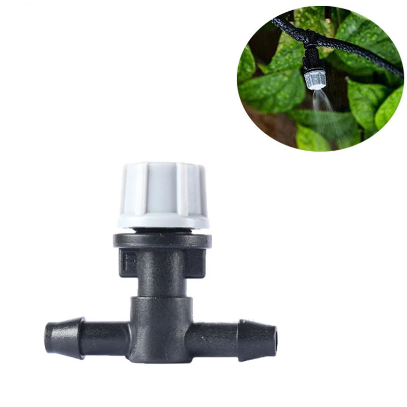 Сопло распылительное серое с тройником 4/7 мм 100-1 м 50/0 9 шт. | Дом и сад