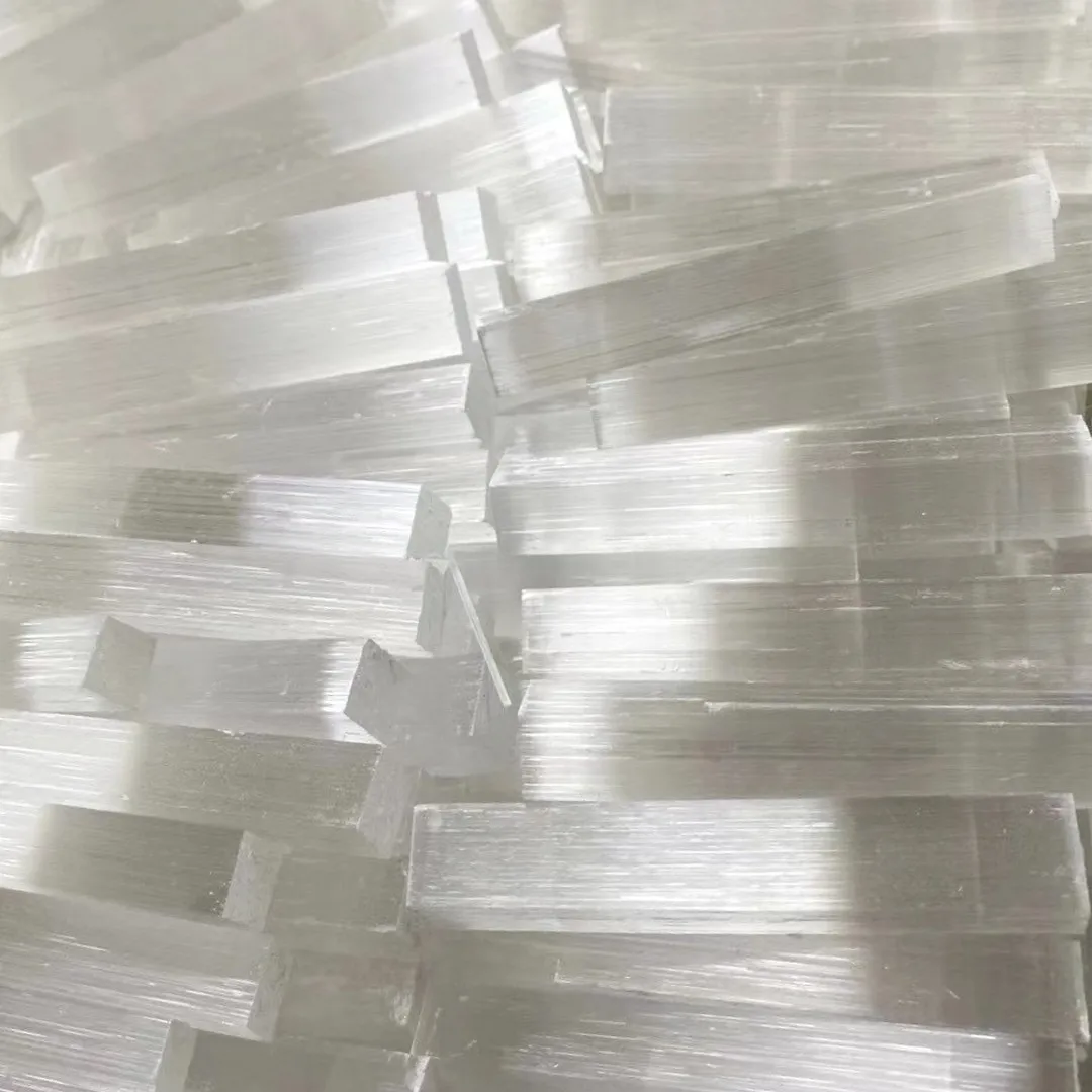 Натуральный белый селенит Хрустальная палочка гипса образец кварца исцеления