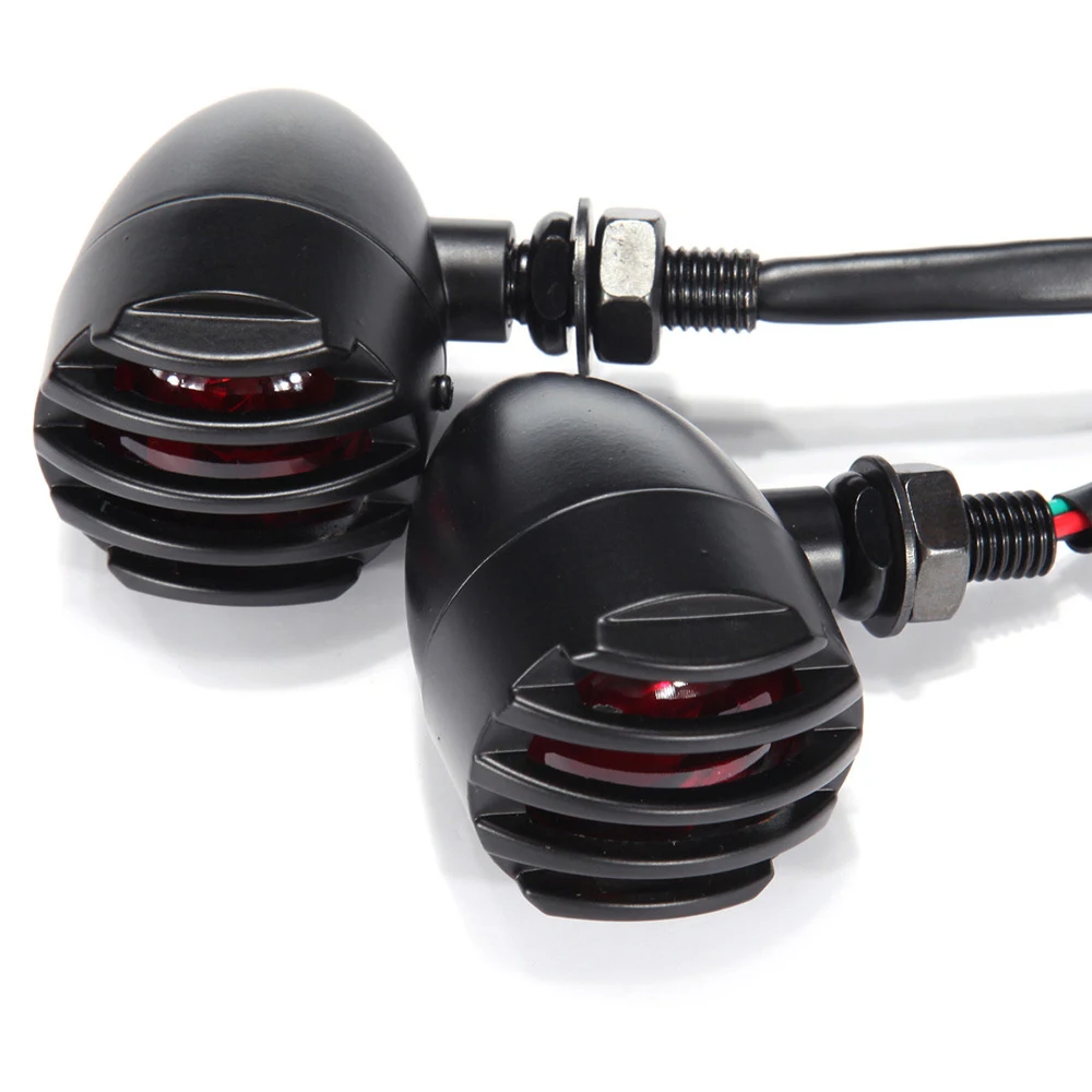 

Red Bullet Style Motorcycle Blinker Indicator Turn Signal Light For Harley Suzuki Honda YAMAHA KAWASAKI