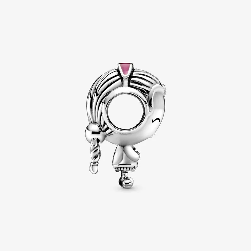 

925 Sterling Silver Boy & Girl Teenager Charm Beads Fit Original Pamura Charm Bracelet S925 Jewelry Gift