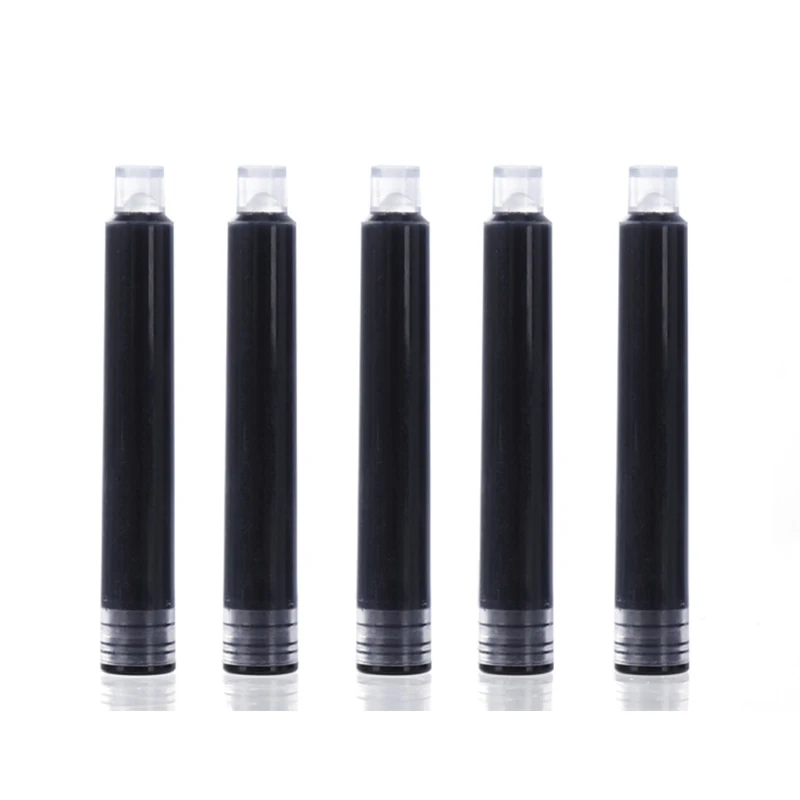 Чернильные стержни одноразовые для перьевой ручки картриджи синие Черные