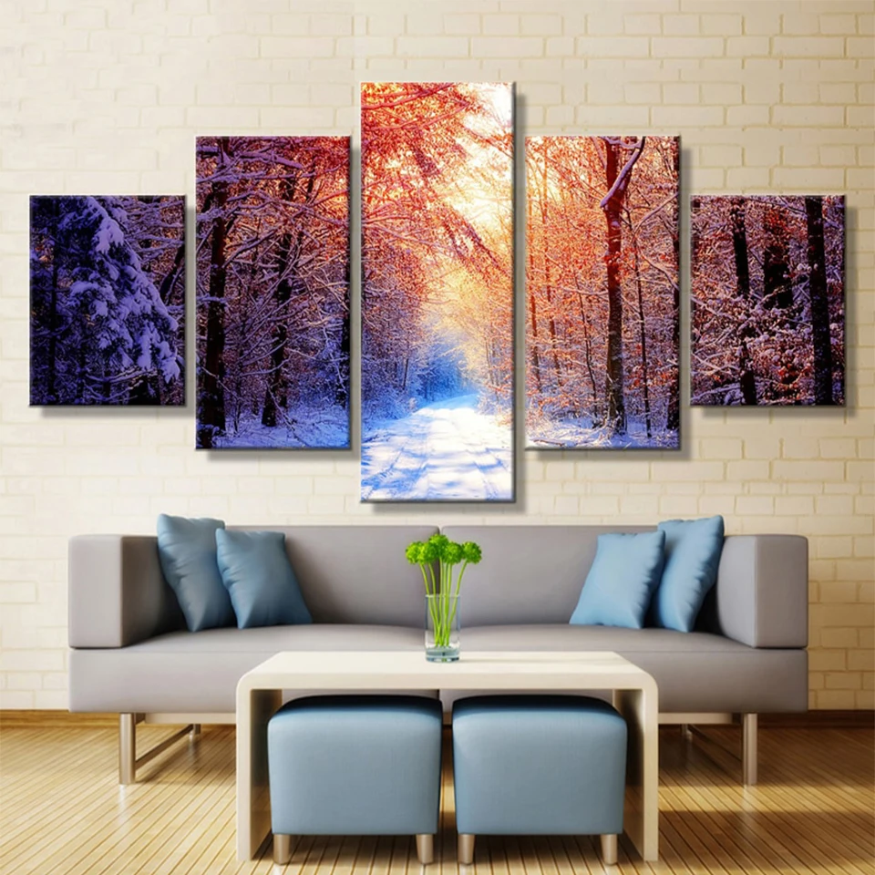 

Картина с изображением снежного леса, 5d, алмазная живопись, современное искусство деревьев, trod, полная Новинка 2022, мозаика, алмазная вышивка,...