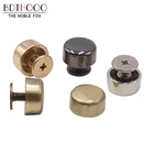 10 шт. 1 см плоский винт металлические аксессуары для сумки нижние шпильки винтовые заклепки для сумок фурнитура полые ножки гвозди