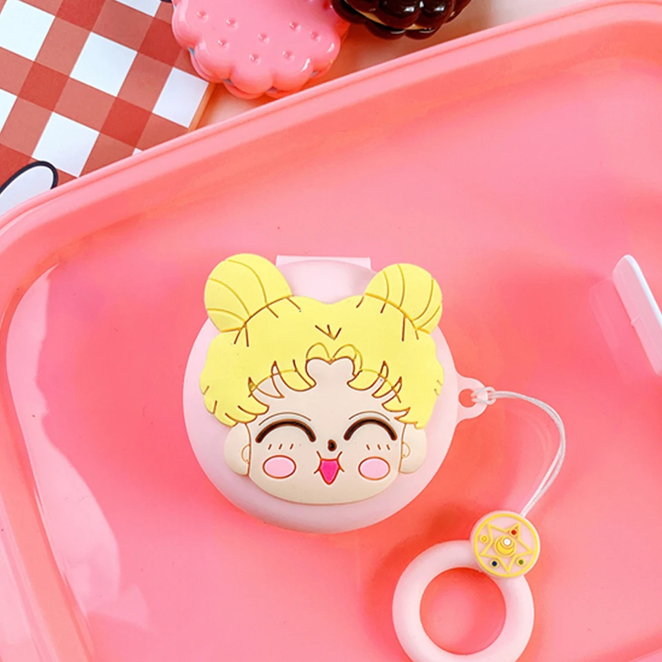 

Cute Sweet Girl Soft Silicone Case for OPPO Enco W31 Biuetooth Earphone Case Accessories Protective Portable Cover Box