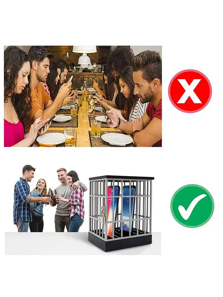 Мобильный телефон тюрьма мобильный с блокировкой сотовый стенды клетка забавная