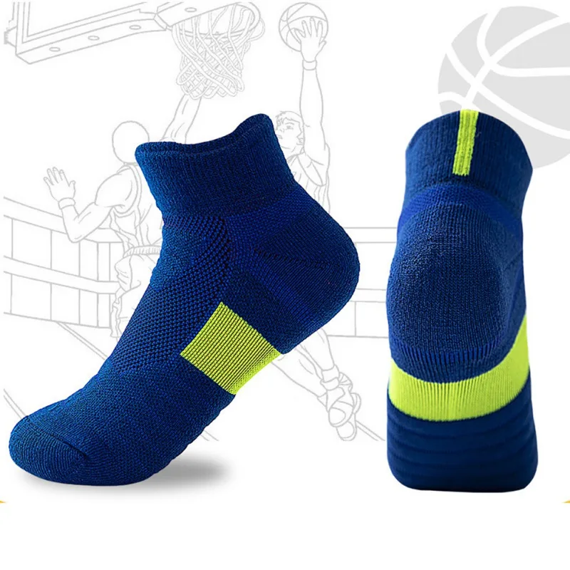 

Children Breathable Compression Short Sports Socks Cotton Socks Sweat Sweat-Absorbent Thick Cycling Running Socks