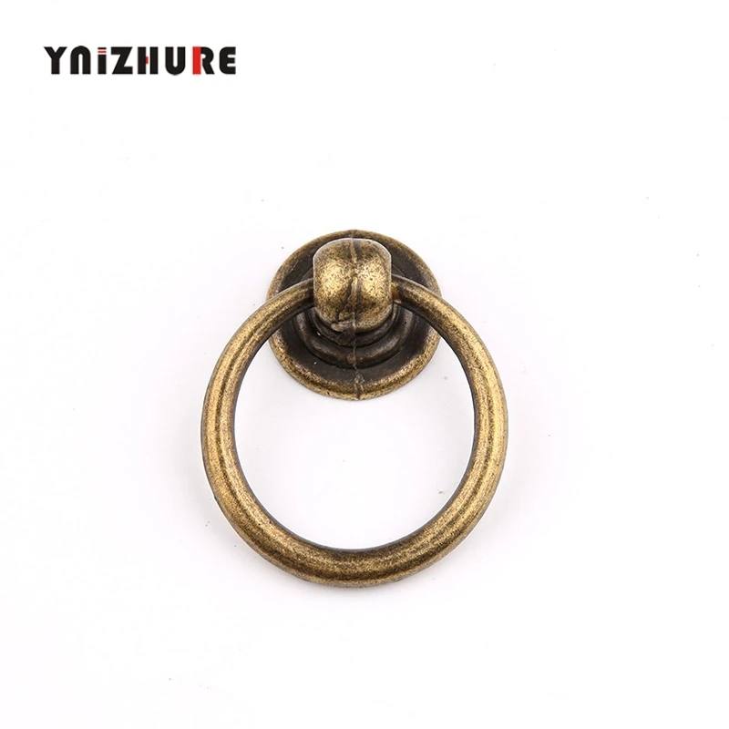 1 шт. Винтаж бронза ручка шкафа из цинкового сплава с выдвижными ящиками вытяжное