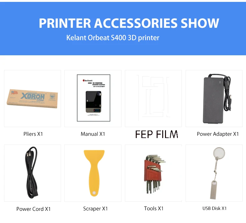 Kelant S400 lcd DLP 3d принтер s 8,9 дюймов 2K лазерный 3d принтер большой Фотон УФ Смола SLA светильник 192*120*200 мм impresora diy kit