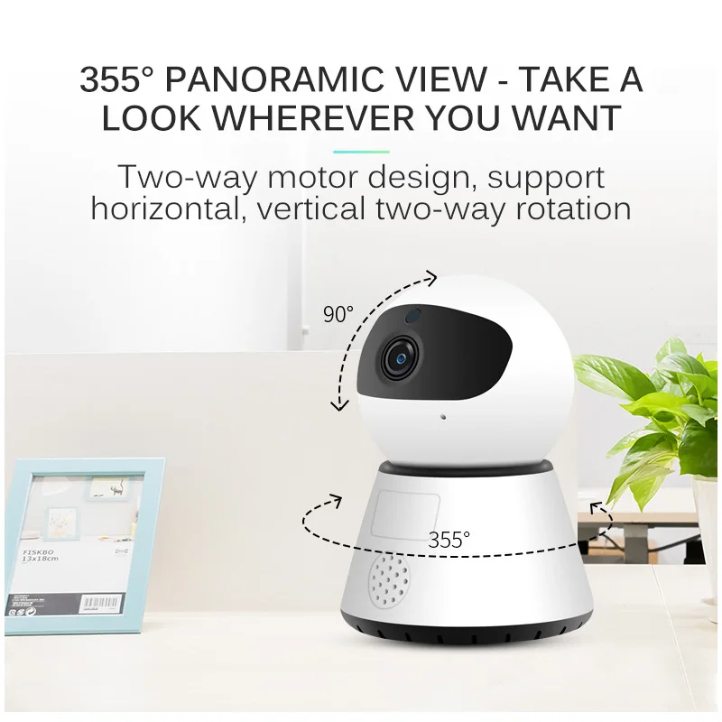 

1080P Wifi IP Camera Cloud Wireless Camera Smart Auto Tracking HD Night Vision Home Security Surveillance Network Camera