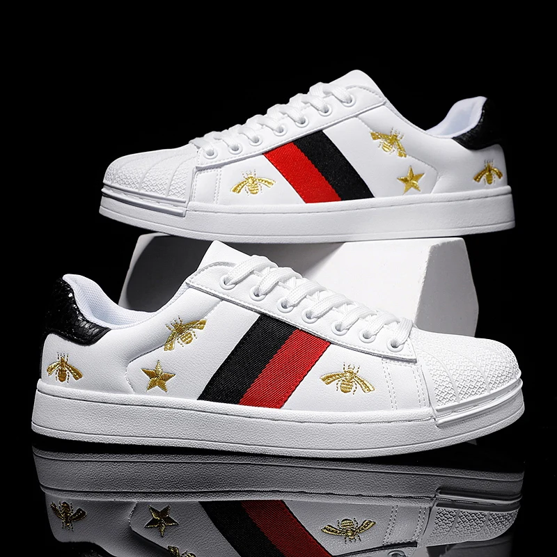 

Кроссовки мужские из 2021 натуральной кожи, на шнуровке, Размеры 35-46