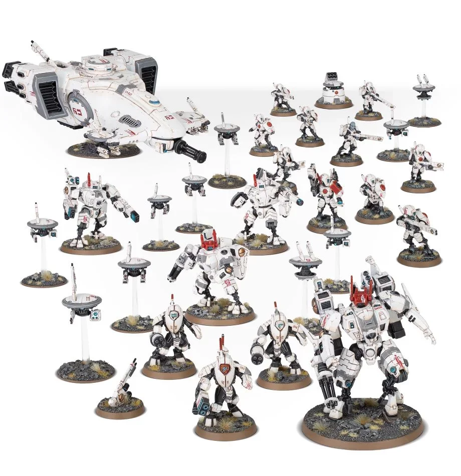 40K игры AOS модель для Tau Empire Starclaimer Hunter Cadre абсолютно новый оригинал|Настольные