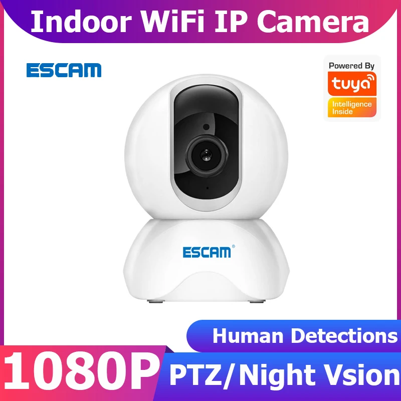 

IP-камера ESCAM Tuya 1080P с поддержкой Wi-Fi для системы видеонаблюдения