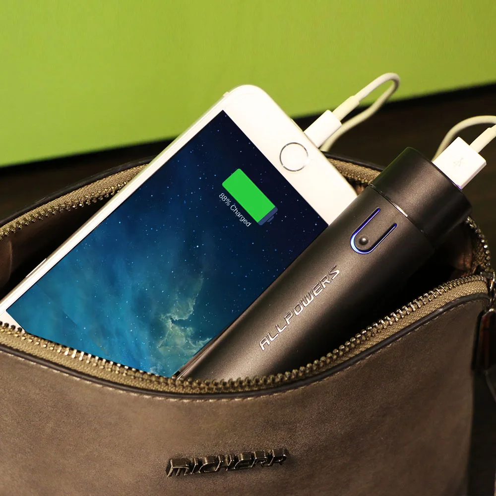 Внешний аккумулятор ALLPOWERS для iPhone Samsung Huwei Xiaomi OPPO Vivo OnePlus ZTE Sony HTC Nokia Motorola|Внешние