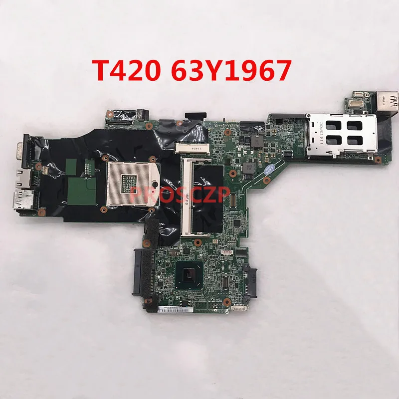 Высококачественная материнская плата для ноутбука LENOVO T420 T420I 63y1997 04yкость 63Y1989