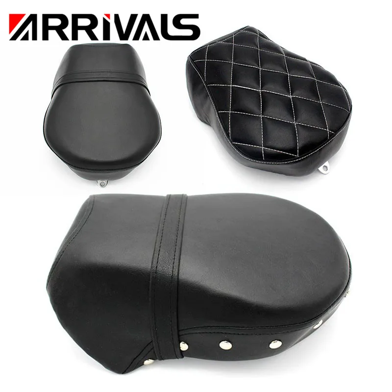 

Motorcycle Pillion Cushion Pad Seat Black Rear Passenger Seat For Harley Sportster Iron XL 883 Nightster 1200 2007-2015