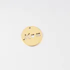 Подвеска мама из нержавеющей стали с зеркальной полировкой, 30 шт.лот, ожерелье, браслет сделай сам, изготовление ювелирных изделий, оптовая продажа, 20 мм