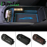 daefar 1 pcset pp car central armrest storage box container holder tray for toyota c hr chr 2016 2017 2018 auto accessories