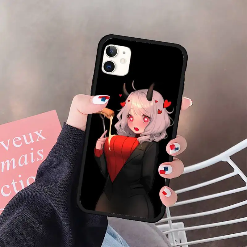 

game helltaker Cute cartoon girl Phone Case for iPhone 11 12 pro XS MAX 8 7 6 6S Plus X 5S SE 2020 XR