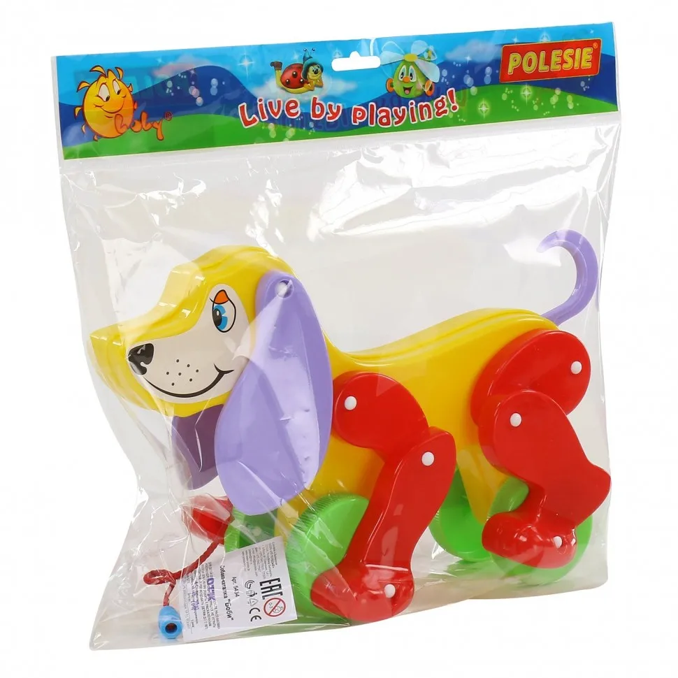 Собака-каталка Полесье Боби | Игрушки и хобби