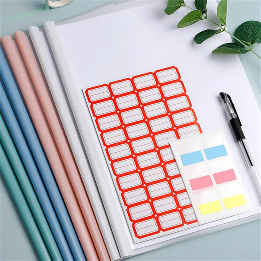 10 шт. A4 цветная бумажная папка для документов зажим упаковка файлов приемник