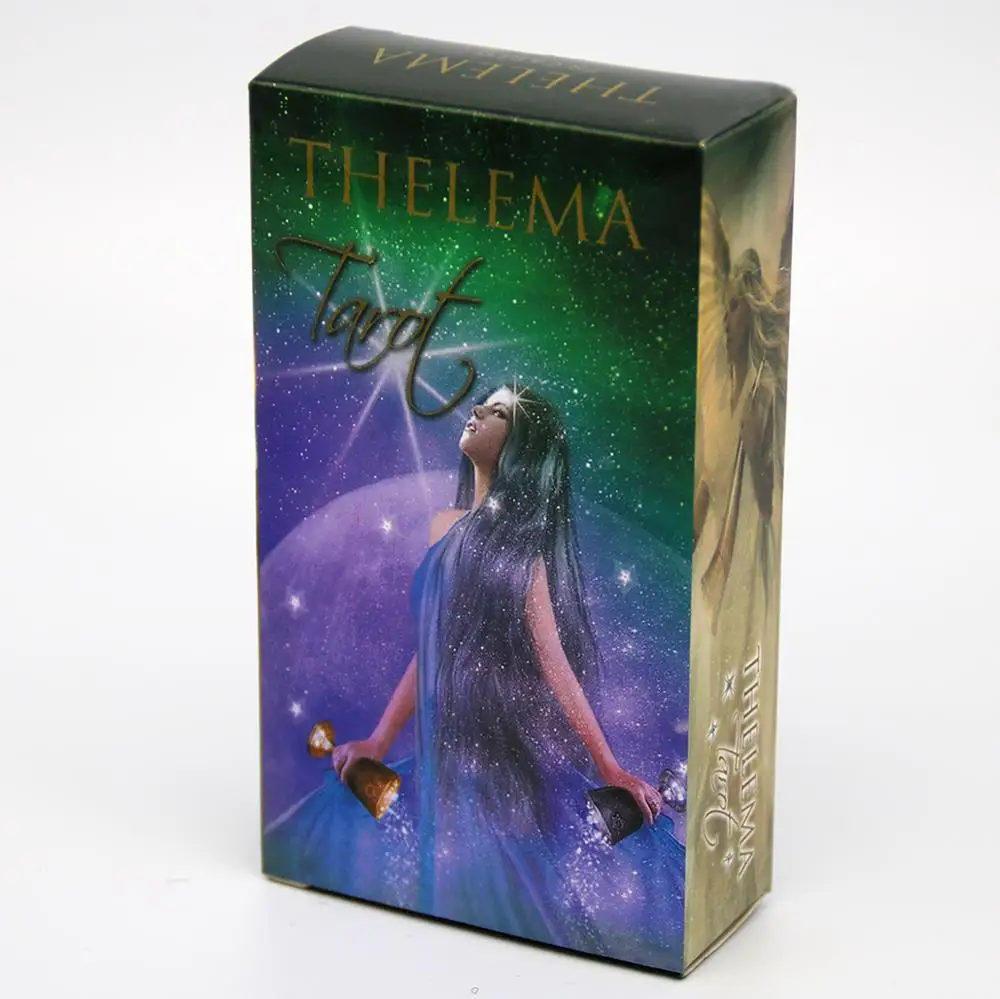 Карты Thelema Tarot деки Lo Scarabeo пять языков английский испанский французский
