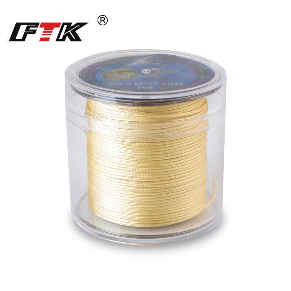 FTK Jig Assist Line 20 м 12+ 8 нитей 210LB/300LB/390LB леска супер мягкая леска многофиламентная леска
