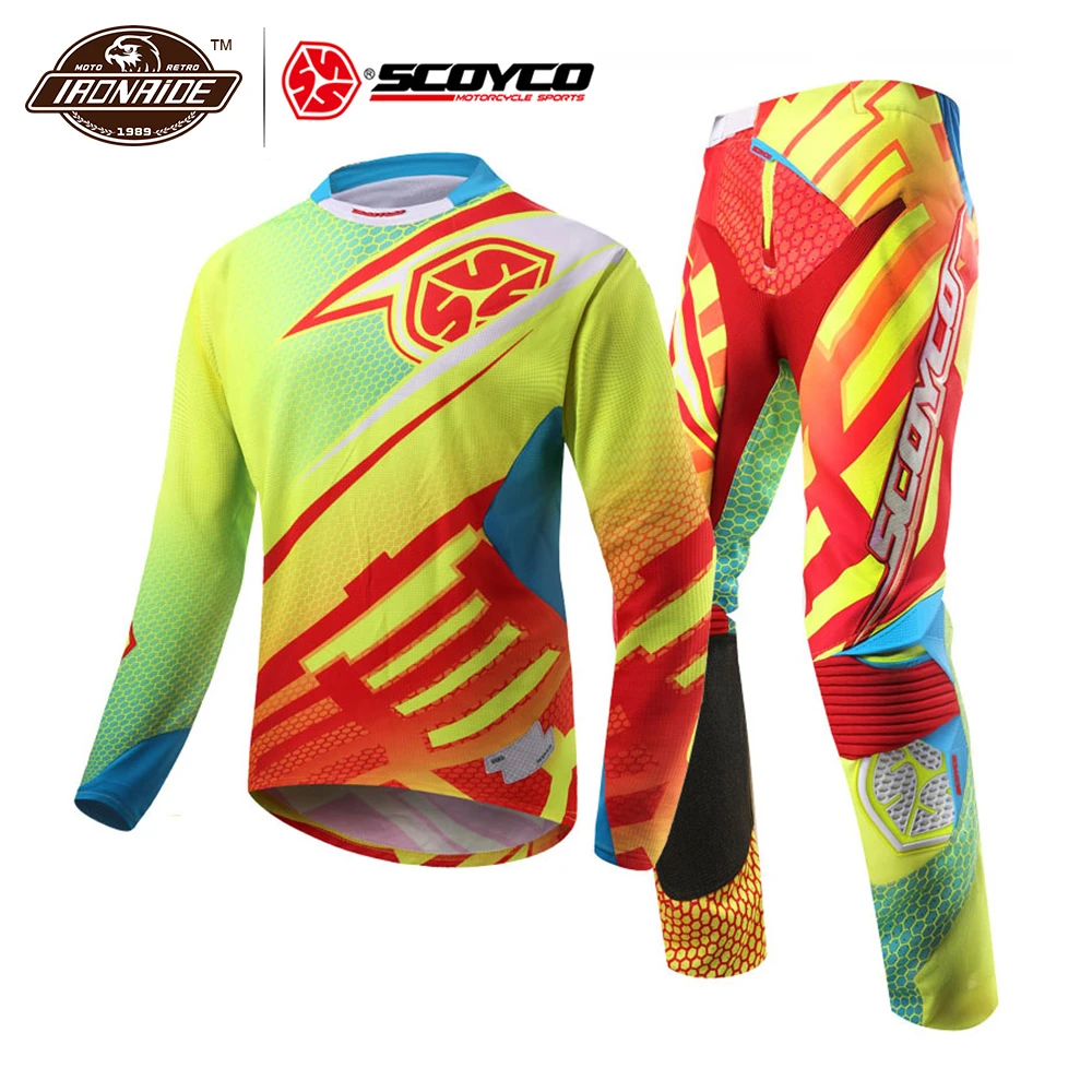 Распродажа! Мотоциклетная куртка SCOYCO Мужская бездорожье футболка гоночная для